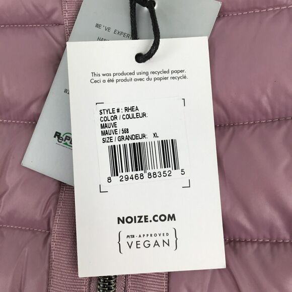 Noize Women Rhea Puffer Vest Size XL Mauve Recycled Water Resistant Ethical NEW - Picture 9 of 16